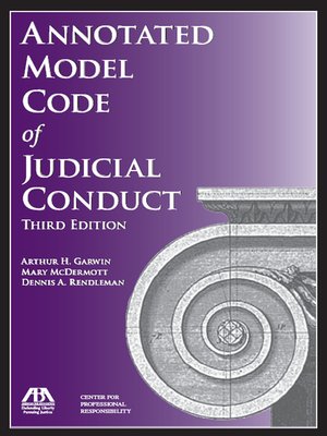 cover image of Annotated Model Code of Judicial Conduct